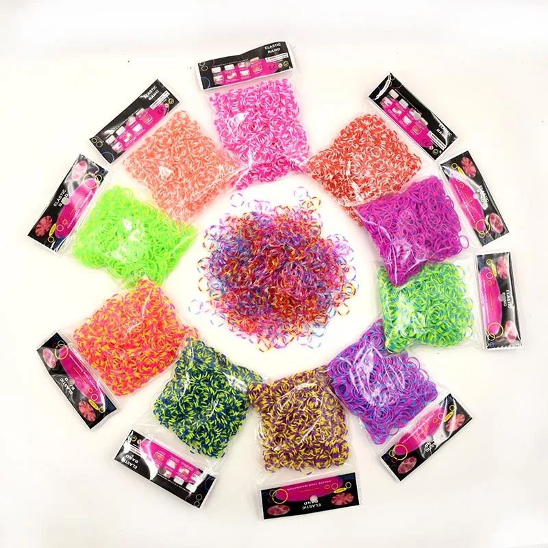 

600pcs Loom Rubber Bands Bracelet Rainbow Bands Make Woven Bracelet DIY Toys Christmas Gift for Kids Arts Crafts, DIY Toys