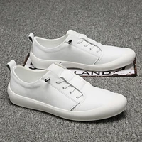 new mens quality microfiber shoes casual male footwear fashion brand white shoes mens sneakers