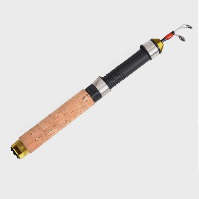 Lce удочка рыболовные снасти 60 см телескопическая портативная углеродное волокно