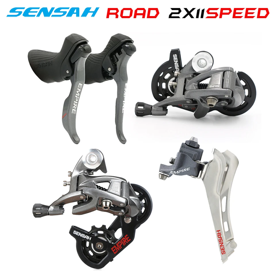 

SENSAH REICH 2x11 Geschwindigkeit, 22 s Strabe Gruppen Innen, shifter + Schaltwerke Umwerfer 5800, R7000
