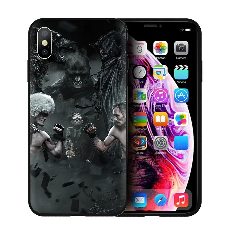 B6 Мягкий силиконовый чехол для телефона EWAU UFC Конор Макгрегор для iPhone 5 5S SE 6 6s 7 8 plus X XR XS 11 Pro Max - Цвет: B6