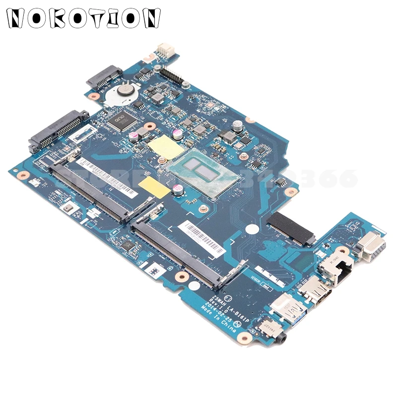 NOKOTION NBV9M11001 NB.V9M11.001 для ноутбука Acer aspire E1 571 P256 E5 материнская плата Z5WAH LA B161P ЦП DDR3L|z5wah