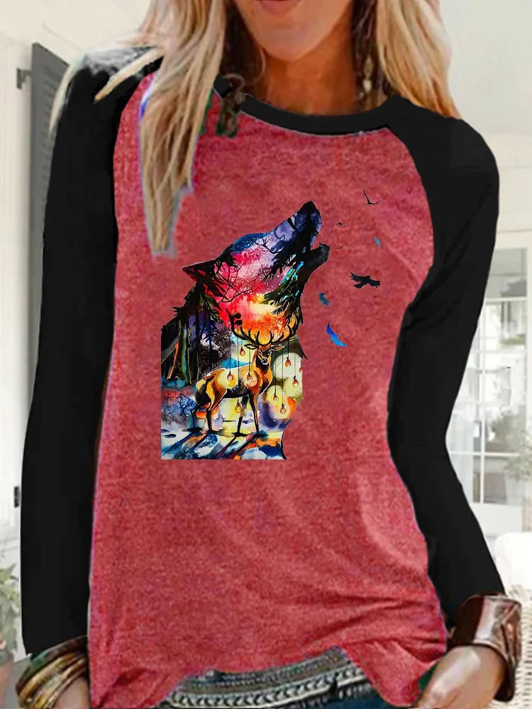 Осенние модные топы с графическим принтом свободная Повседневная рубашка