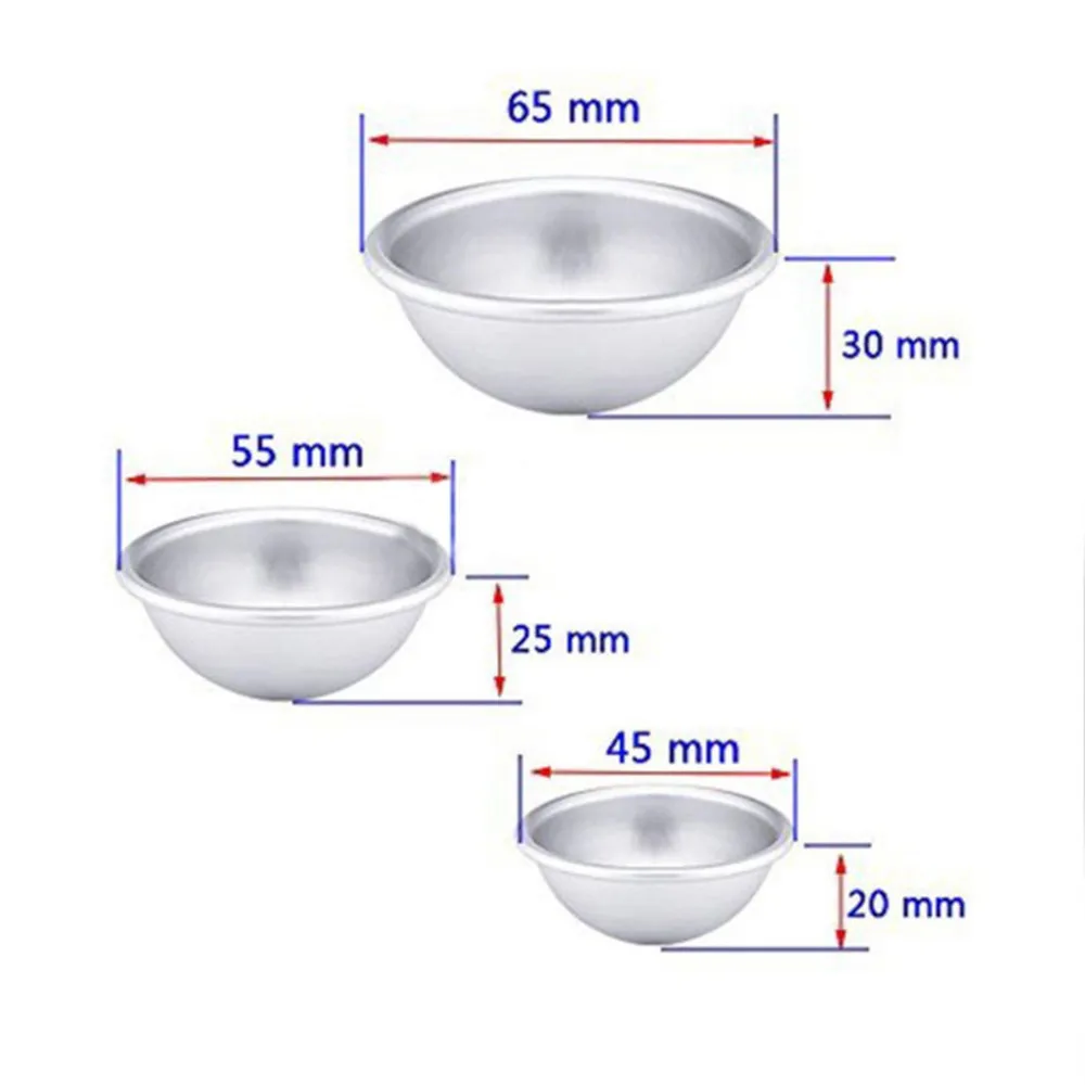 2 шт. круглые формочки из алюминиевого сплава для бомбинга сделай сам | Дом и сад