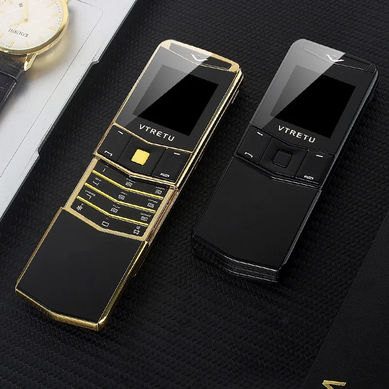 Роскошный Металлический фирменный телефон 2G GSM Специальный стиль деловой