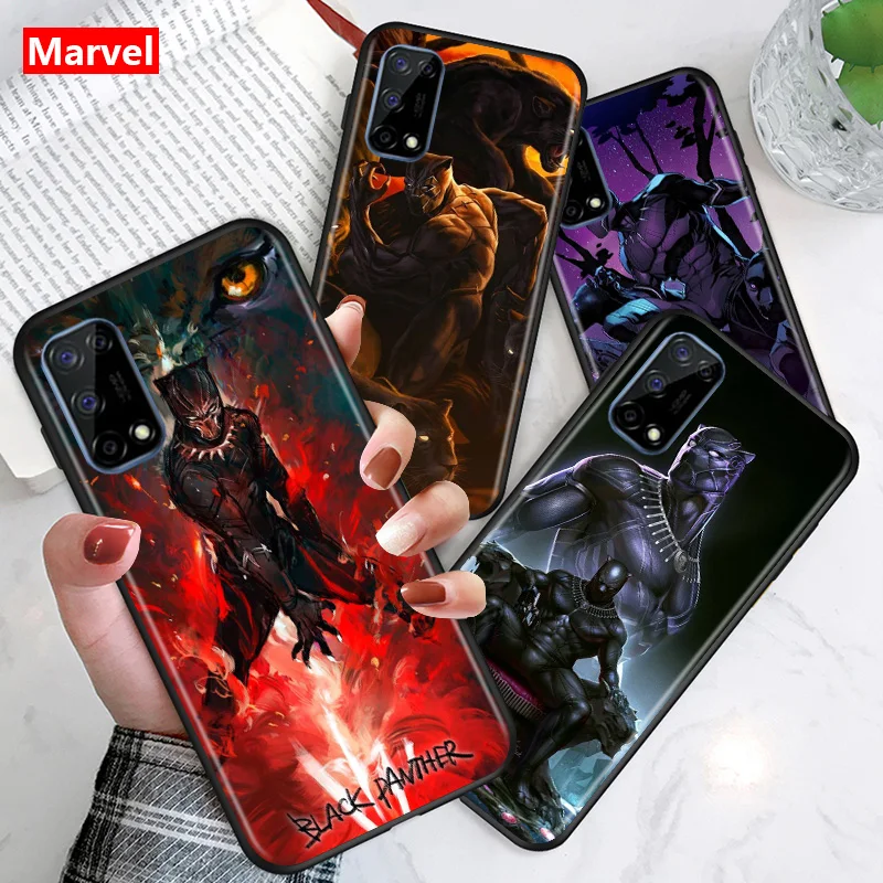 

Marvel Super Hero Avengers Black Panther For Huawei Honor V30 30S 30i 30 20 20E 20i 20S Lite Pro Plus TPU Silicone Phone Case