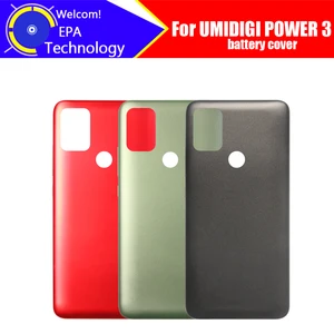 6 53 inch umidigi power 3 battery cover 100 original new durable back case mobile phone accessory for umidigi power 3 free global shipping