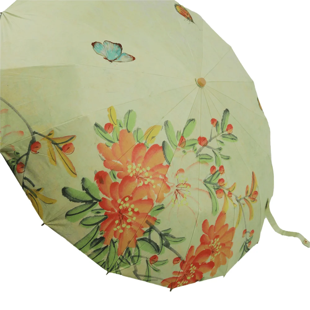 Зонт складной зонт в три сложения солнцезащитный зонтик УФ Зонты женские зонты