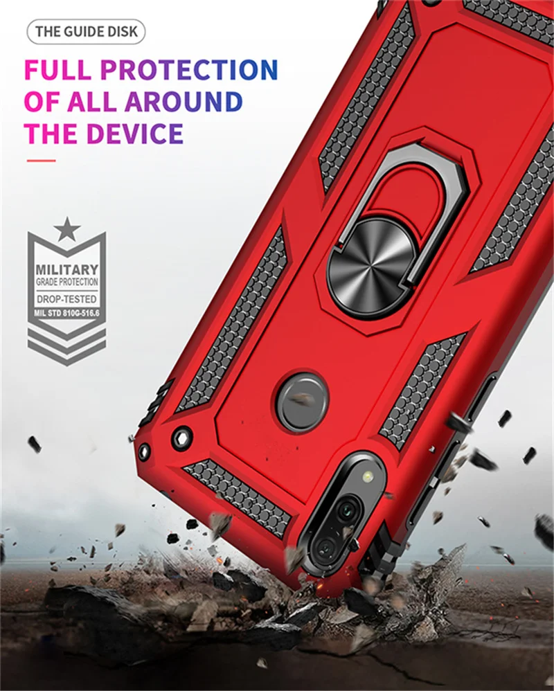 Противоударный чехол-подставка для Huawei P20 Lite P30 P40 Pro Plus P Smart 2019 2020 Y6 Y7 Prime Y9 |