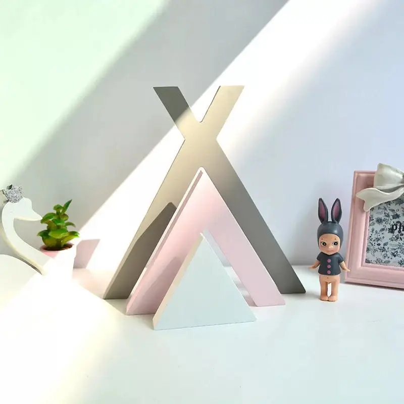 Новинка деревянные блоки в скандинавском стиле палатка для детской комнаты