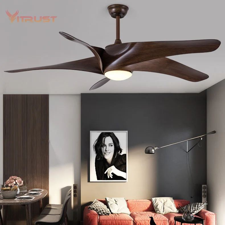 Потолочный вентилятор с преобразователем частоты лампа постоянного тока