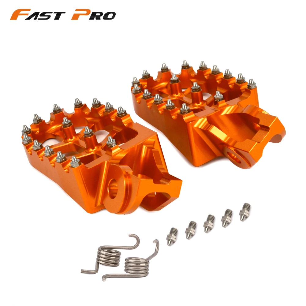 Подножки для мотоцикла с ЧПУ подножки педали KTM SX EXC EXCF XC XCW 125 150 200 250 300 350 450 500 2017