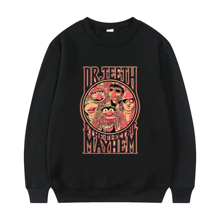 

The Muppet Shirt Dr.Teeth and Electric Mayhem Sweatshirt Men Women Kawaii Gift Pullover Crewneck Sweatshirts Unisex Streetwear