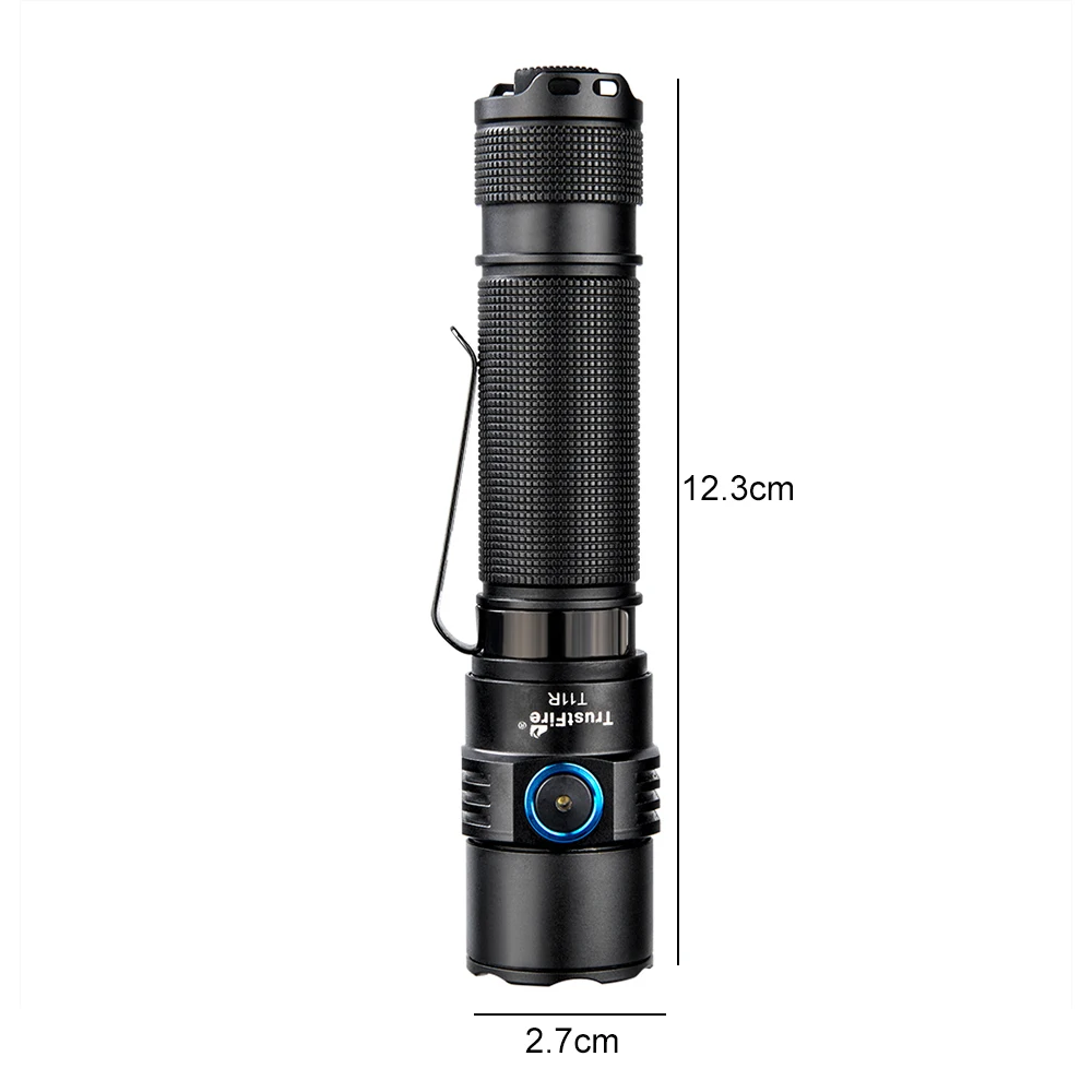 

TrustFire T11R SST-40 LED Flashlight High Performance 18650 3000mAh Rechargeable Tactical Flash Light 1800lm Outdoor Lighting