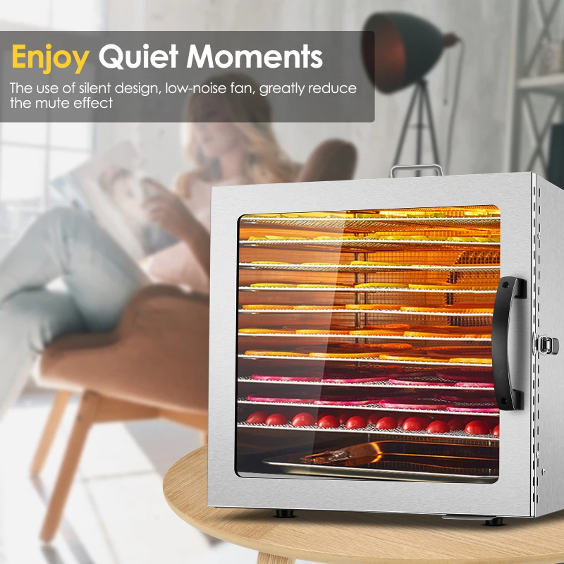 

10 Layer Fruit Dryer Fruit Dryer Fruit Vegetable Dissolving Bean Meat Drying Machine Small Household Appliances Fruit Dryer