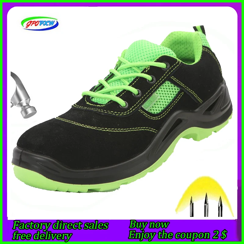 2019 размера плюс Мужская зимняя рабочая обувь со стальным носком защитные