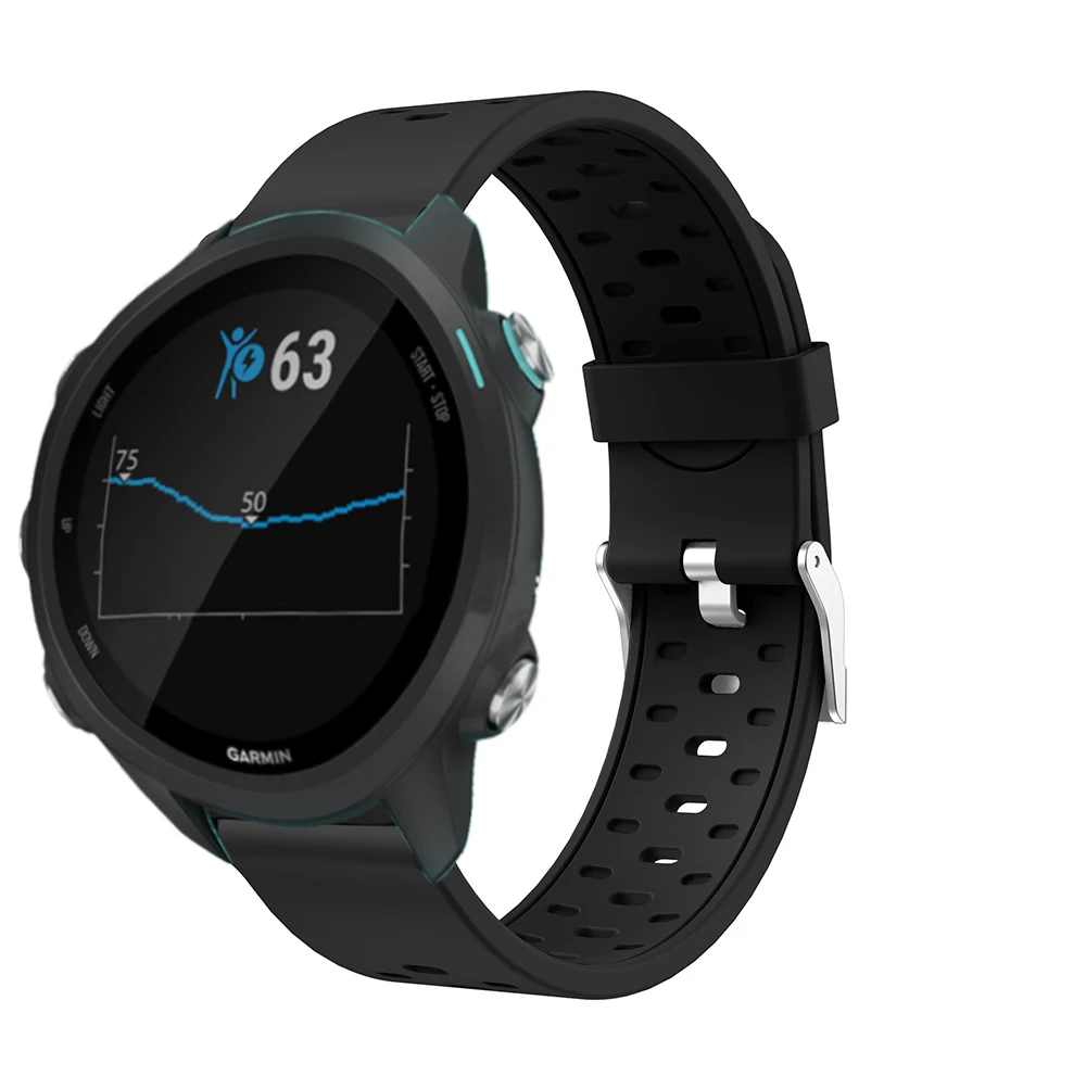 Цветной мягкий силиконовый сменный ремешок для Garmin vivoactive3 vivomove HR смарт браслет