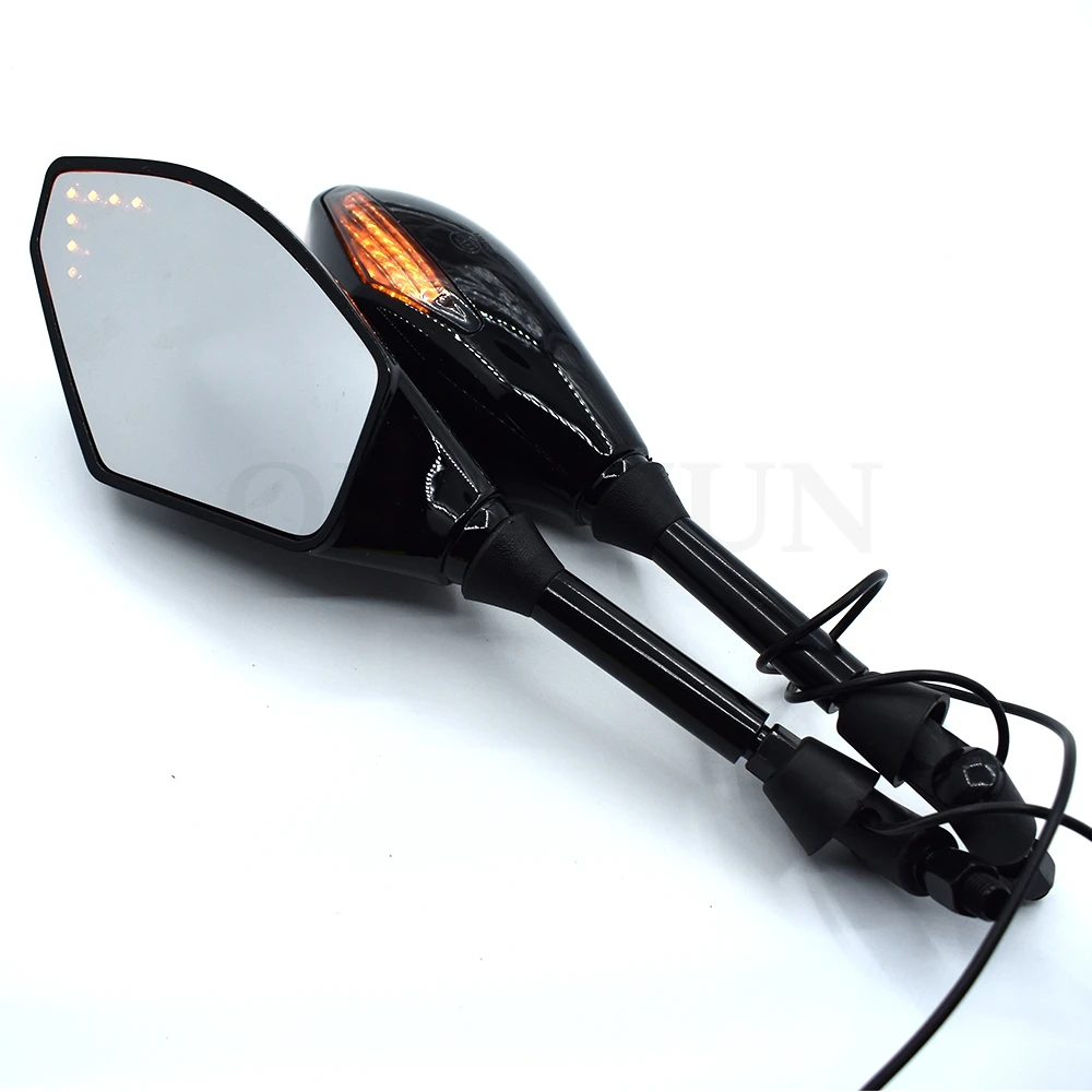 Углеродное волокно 10 мм мотоциклетный светодиодный светильник сигнала поворота