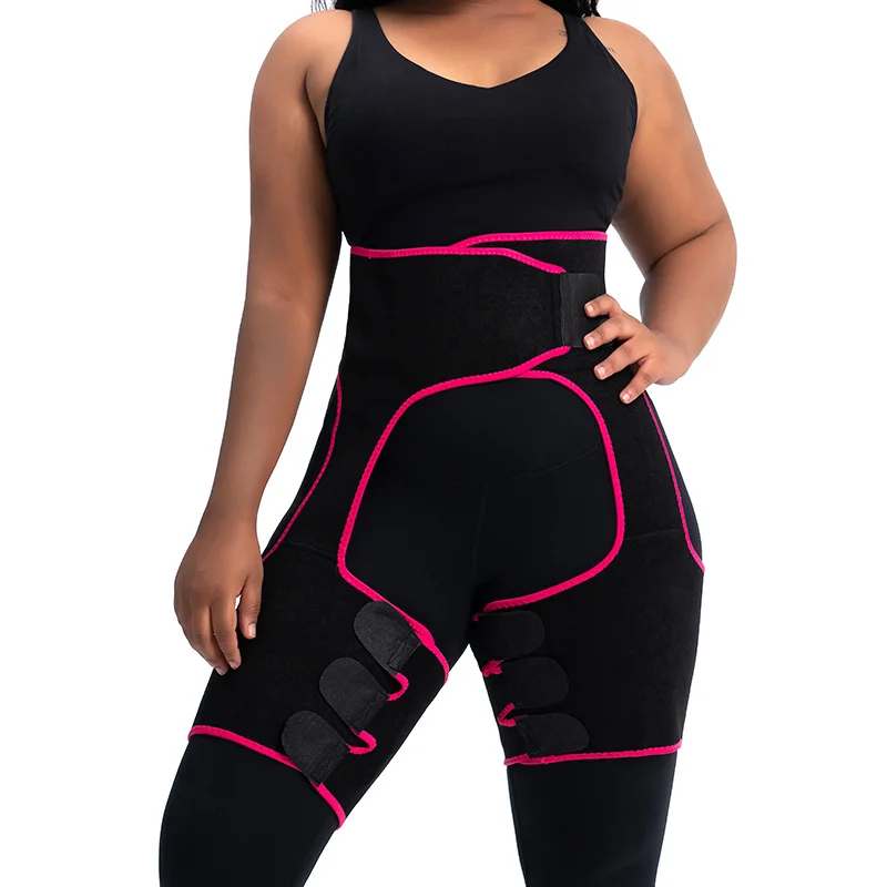 

Women High Waist Thigh Trimmer Slimming Leg Body Neoprene Sweat Shapewear Shapers Adjustable Waist Trainer Slimming Belt