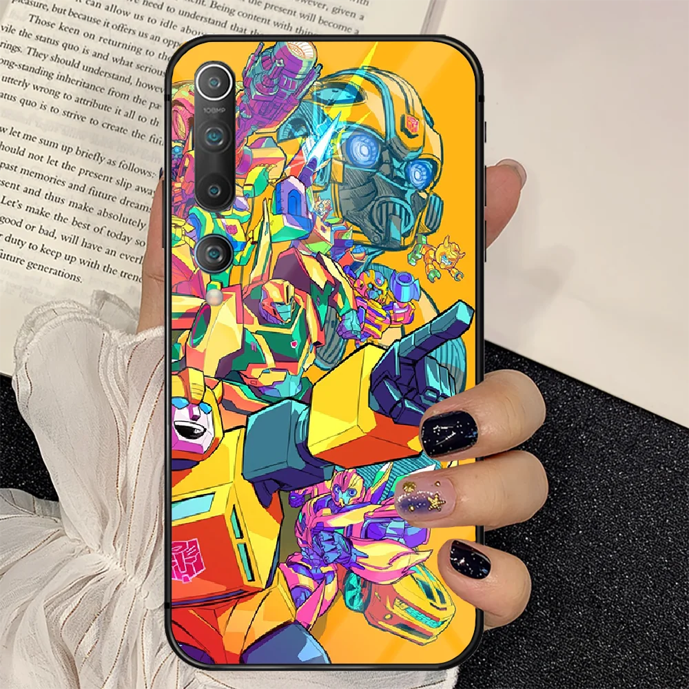

Bumblebee Transformers Phone Tempered Glass Case Cover for Xiaomi Mi A MAX X POCO M Note 3 9 10 11 i T Pro Lite Black Etui Etui