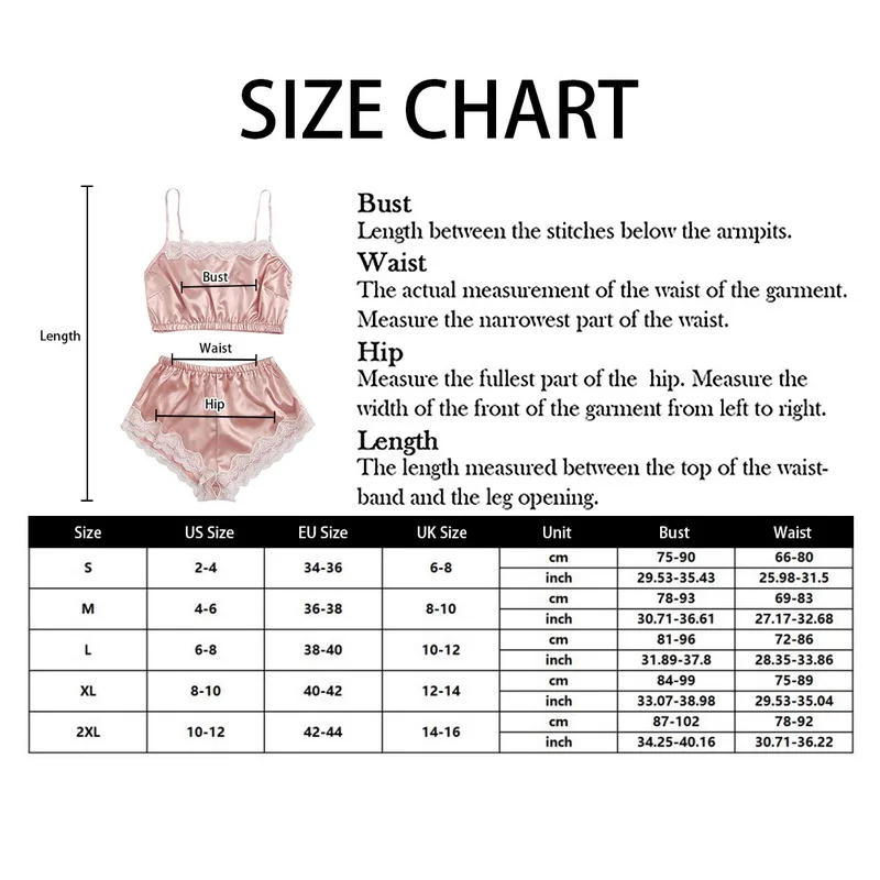 

Pajamas For Women Satin Nightwear Female Pyjamas Sleeveless Camisoles Bras Tops Pants Sets Lingerie Underwear Pijamas