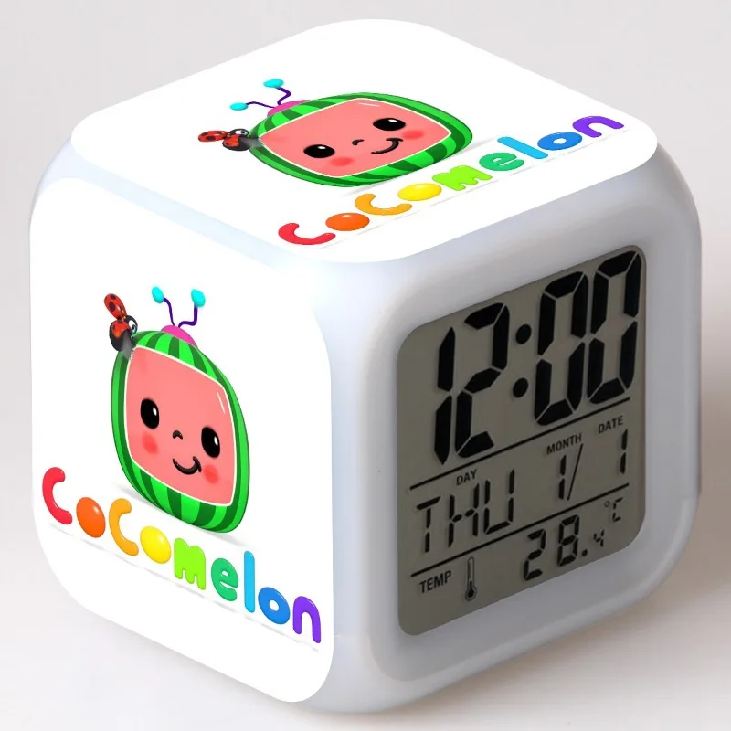 2021 Новые Фигурки Cocomelon светодиодсветодиодный 7 цветов сенсорная подсветка