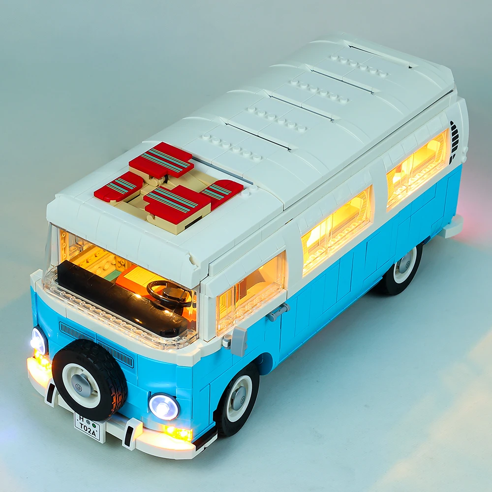 Светильник кой для коллекции 10279 года серия Creator Volkswagen T2 RV Van VW игрушки сделай сам