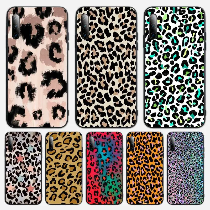 Модный леопардовый чехол для телефона SamsungA 01 11 31 91 80 7 9 8 12 21 20 02 star s eCover Fundas
