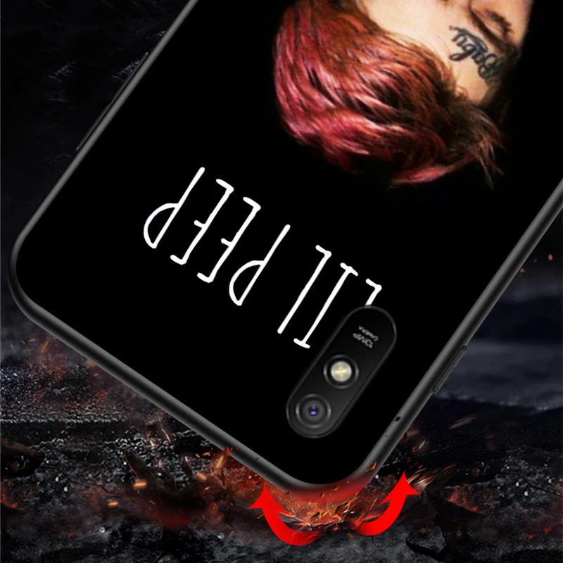 

Lil Peep Lil Bo Peep For Xiaomi Redmi 10X Pro 5G 9C 9A 9 GO K20 8A 8 7A 7 S2 6A 6 5 5A 4X Pro Bright Black Phone Case
