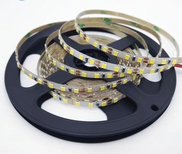 IP20 сторона 5 мм Светодиодная лента 2835 SMD гибкая Диодная лампа 120 светодиодов/м DC12V