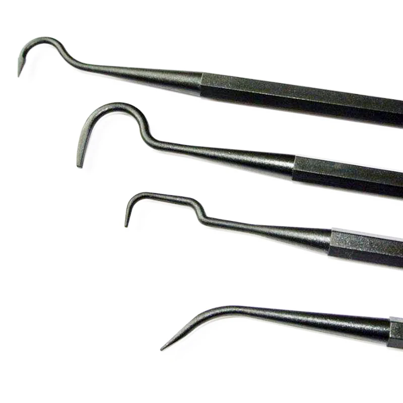 

Tactical Double-head nylon hose Brush hook 4pcs Double Ended Pick Set Gun Cleaning kit for hunting