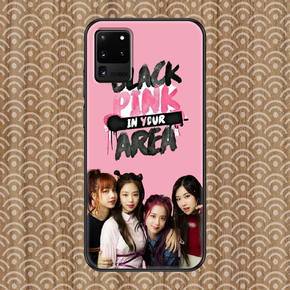 

Blackpinks KPOP Phone case For Samsung Galaxy Note 4 8 9 10 20 S8 S9 S10 S10E S20 Plus UITRA Ultra black trend coque luxury
