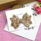 Резинки для волос Детские, с золотистыми блестками, эластичные, 1 шт., 2020