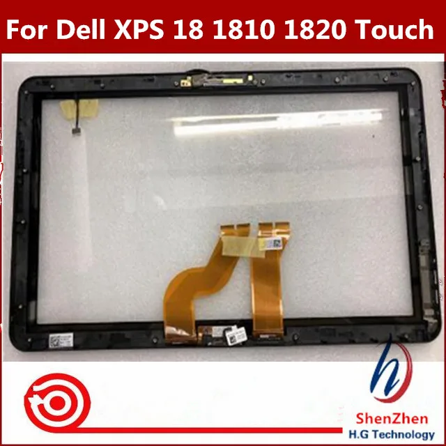 Оригинальный 18 4 дюймов для Dell XPS 1810 1820 сенсорный экран дигитайзер стекло замена