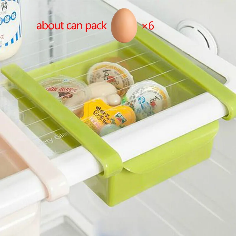 Refrigerator Storage Box Pull-out Drawers Organizer Rack Fresh Spacer Layer Multipurpose Kitchen Food Container | Дом и сад
