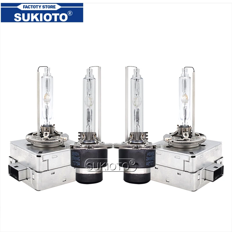 Ксеноновые HID лампы SUKIOTO 35 Вт D1S D2S D3S D4S цельнометаллические металлические Φ 55