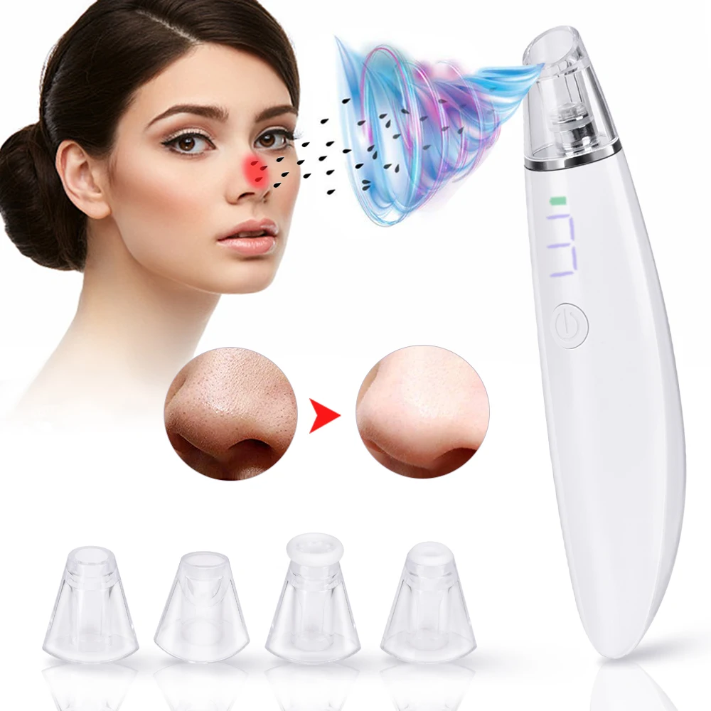 

Electric Acne Pore Cleaner Vacuum Blackhead Remover Skin Vacuum Inhaler Strong Suction Facial Care Cleaning US/UK Dropshipping