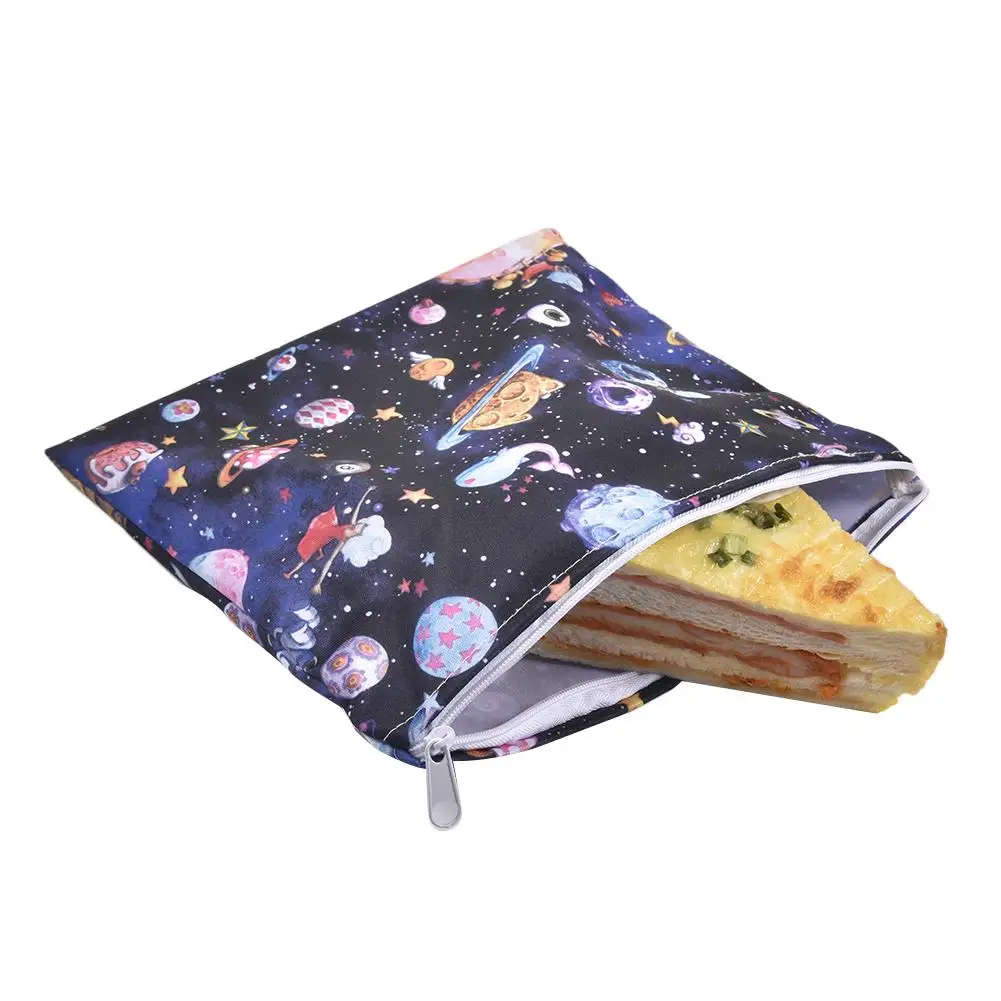 3 шт многоразовые сумки для закусок Сэндвич Хлеб водонепроницаемый мешок