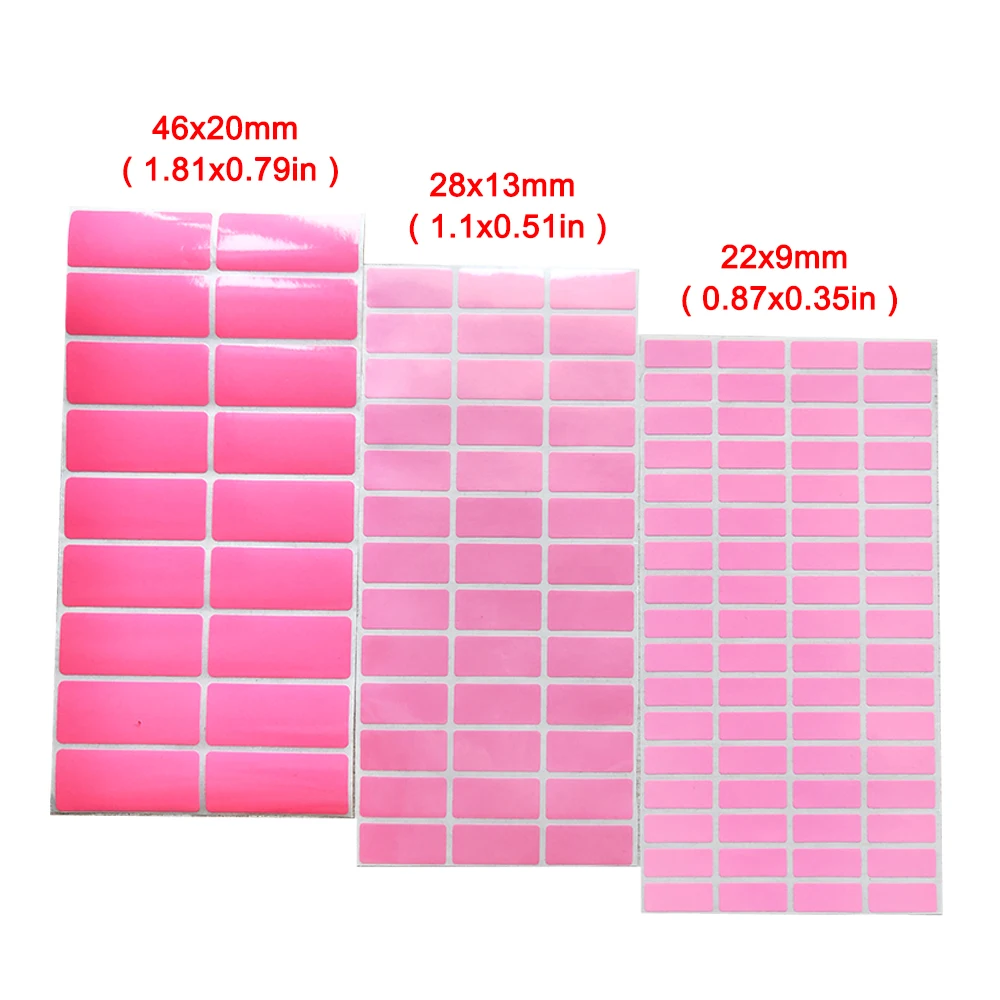 Multi Size Pink Waterproof Handwritten Blank Name Stickers Custom Personalised Label Student DIY Personal School Stationery Tags | Дом и сад