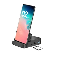 phone stand charger type c 3 0 sd tf card pd phone stand dock power adapter for samsungs20 s10 huawei docking station