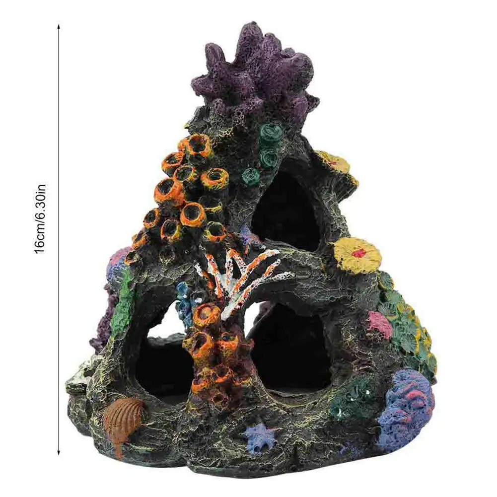 

Fish tank landscaping decoration ornament fish tank aquarium rockery coral landscaping gold fish tank shelter small fish shelter