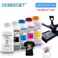 250ml5 dtf ink film transfer ink for dtf direct transfer film printer for dtf printing pet film printing and transfer for epson