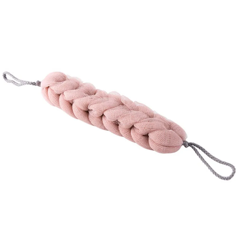 

1Pc New Reticular Bath Brush Long Sponge Floral Shoulder Scrubber For Home Body Exfoliate Wash Strap Bathing Towel Foaming Tools