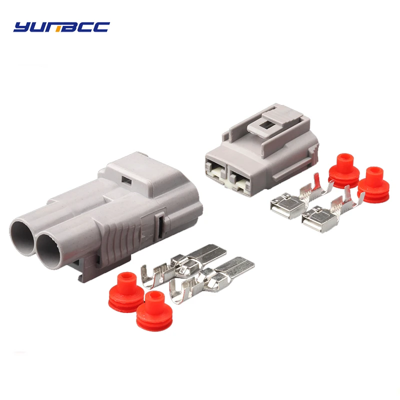 

2 Pin Sumitomo TS 7.8mm Male Female Gray Heavy Truck Large Current Plug Waterproof Connector For Toyota DJ70219Y-7.8-11/21