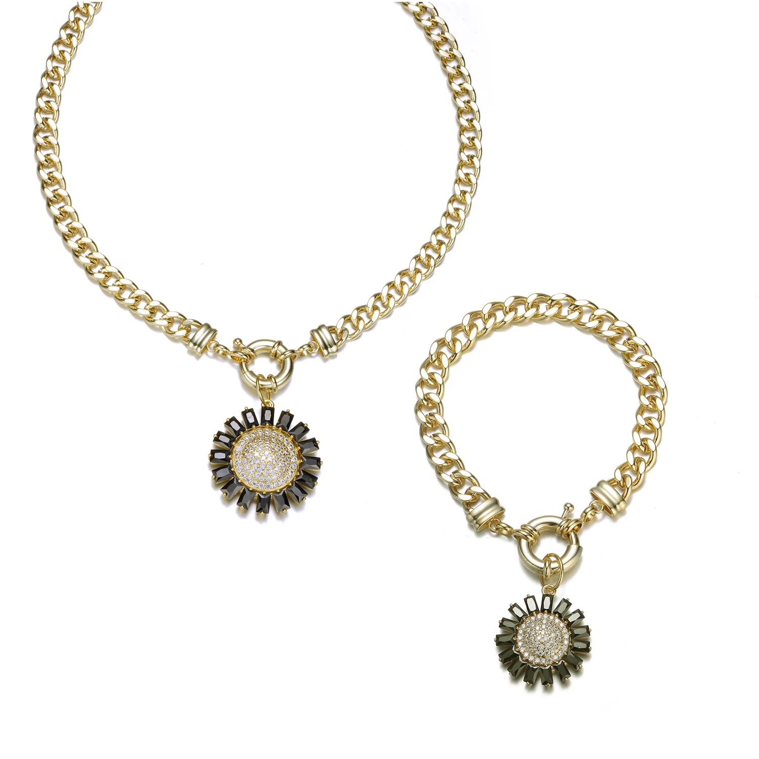 Женское Ожерелье с большим цирконием горячая распродажа 2019 | Украшения и