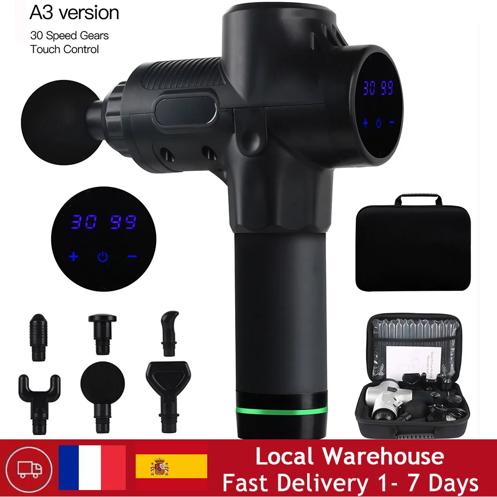 Тканевый массажный пистолет для тела массажер глубоких мышц фасция физиотерапия