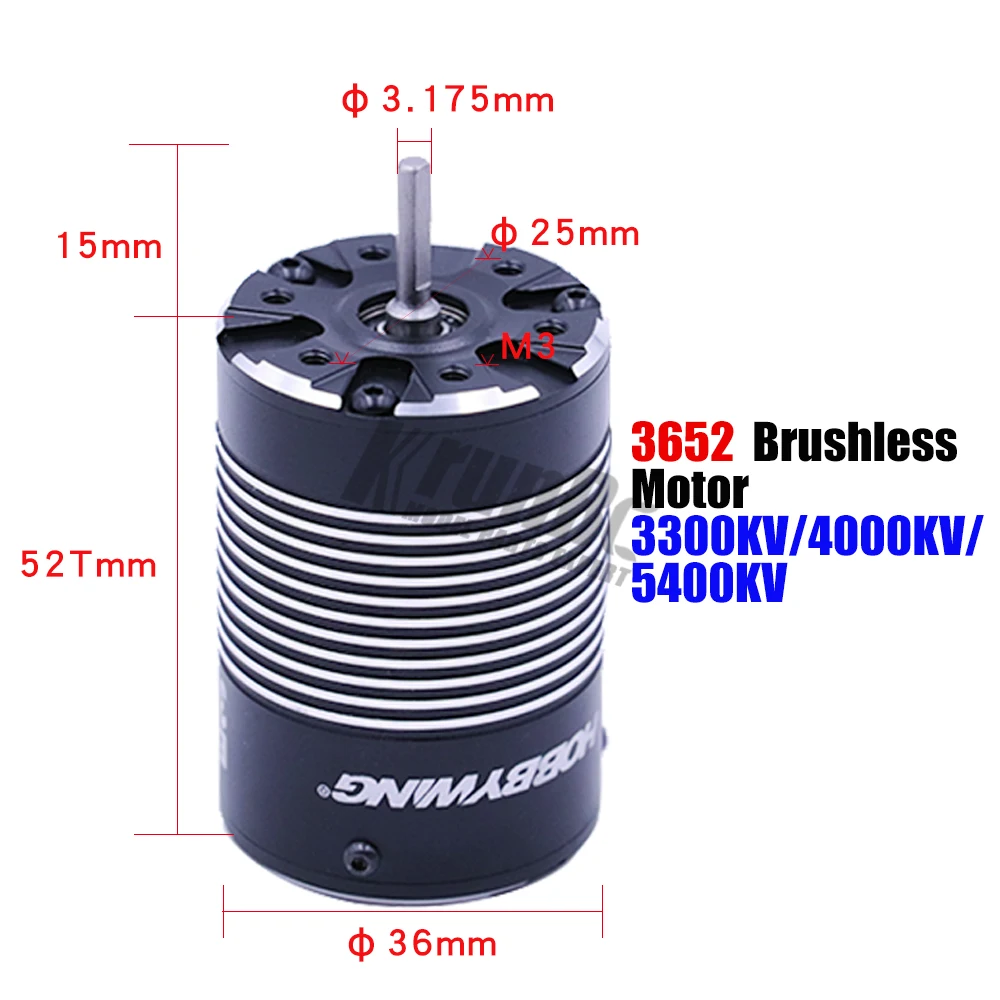 Hobbywing Combo EZRUN MAX10 60A бесщеточный ESC+ 3652SL G2 3300KV 4000KV 5400KV кисти+ светодиодный Программирование