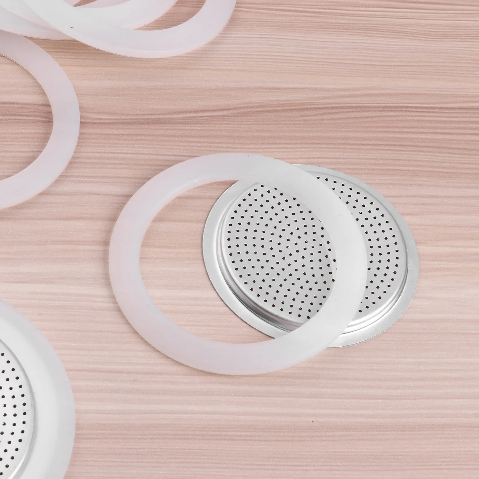 Сменные силикагелевые прокладки на 3/6/9/12 чашек и алюминиевый фильтр для баночки