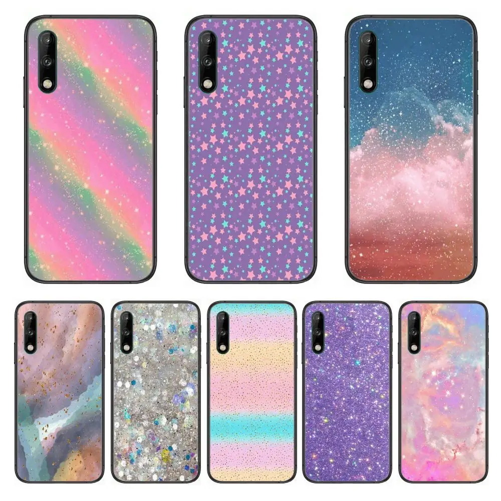 

Shining Fashion Delicate Clear Phone Case For Huawei Y 5 6 7 8 9 A P S Pro 2020 2019 Black Etui Coque Hoesjes Comic Fashion