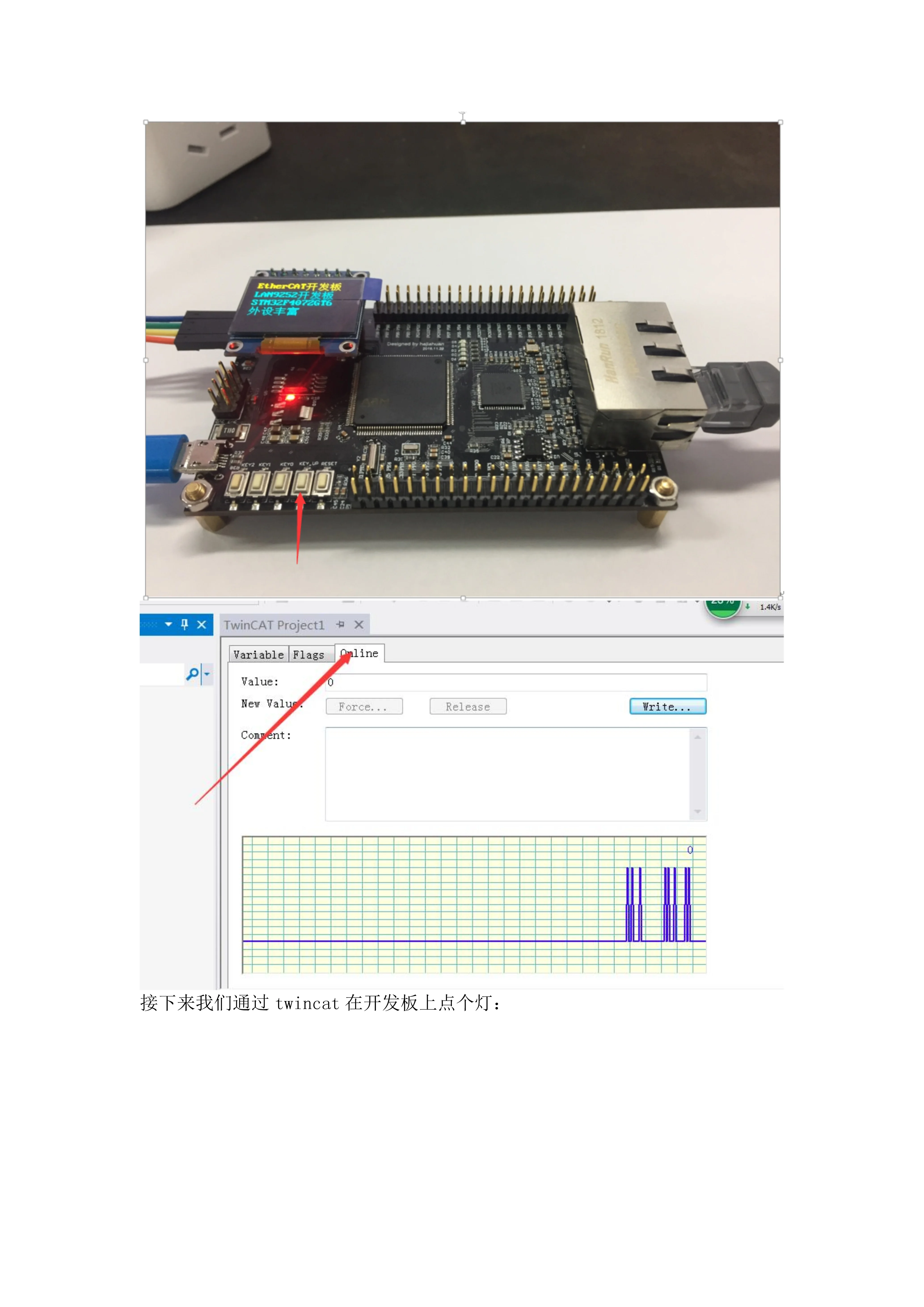 Ethernet Cat/LAN 9252/STM32F407/CANOPEN/CIA402/макетная плата/обучающая плата